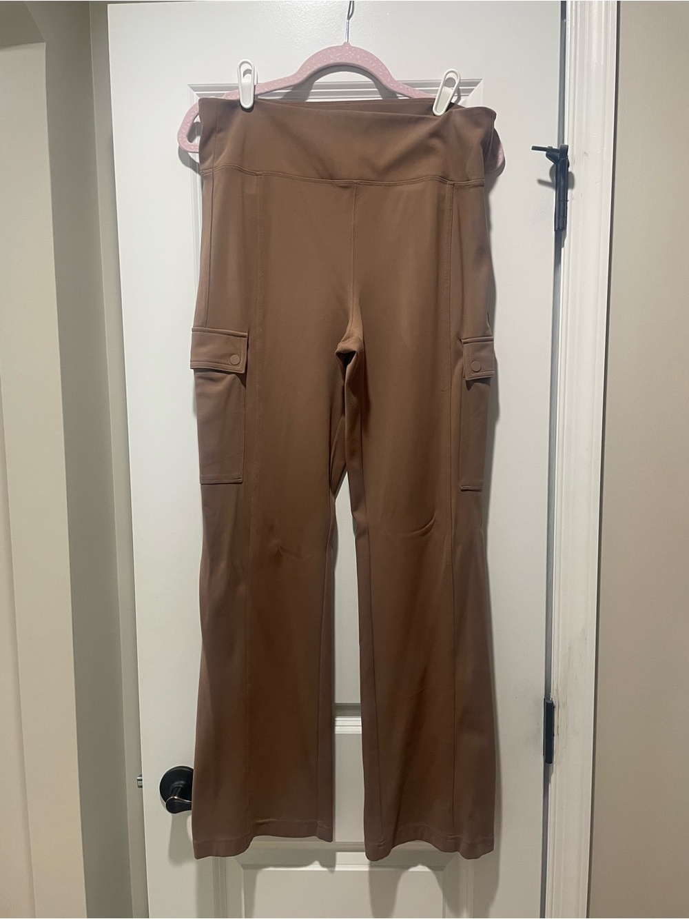 Athleta Women's Brown Wide-Leg Cargo Pants